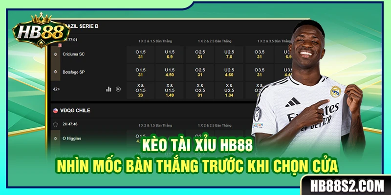Kèo Tài Xỉu HB88 – Nhìn Mốc Bàn Thắng Trước Khi Chọn Cửa 3 Kèo Tài Xỉu HB88 – Nhìn Mốc Bàn Thắng Trước Khi Chọn Cửa