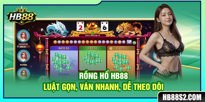 Rồng Hổ HB88 – Luật Gọn, Ván Nhanh, Dễ Theo Dõi 3 Rồng Hổ HB88 – Luật Gọn, Ván Nhanh, Dễ Theo Dõi