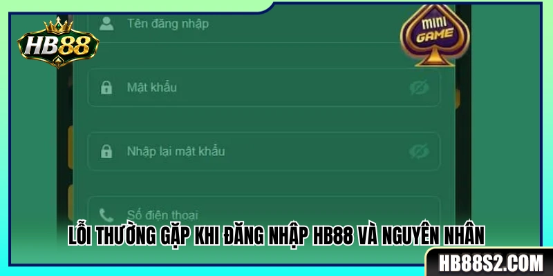 Nguyên nhân và các lỗi truy cập thường xảy ra 
