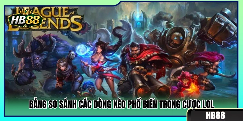 Kèo LOL HB88 – Cách Đọc Map, Trụ Và Mạng Hạ Gục 4 Bảng đối chiếu các loại cược LMHT thông dụng nhất