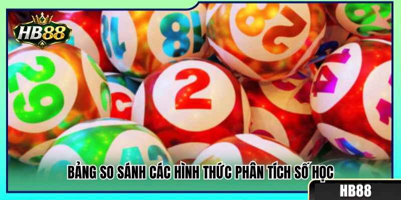 Bảng đối chiếu các phương pháp nhận định số học hiện nay 